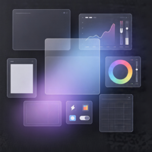 Professional Photo Editing & Album Management Desktop Software UI Asset Pack