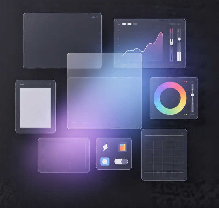 Professional Photo Editing & Album Management Desktop Software UI Asset Pack