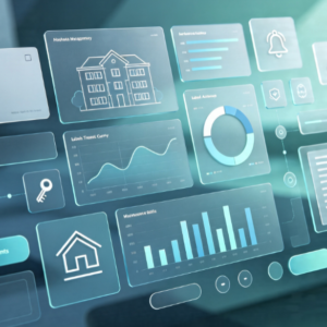 Real Estate Agency Management & Property System PC UI Template
