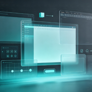 Modern Low-Code Development / H5 Drag-and-Drop Website Builder PC UI Template