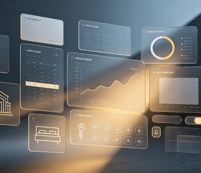 Hotel Room Status & Booking Management System UI Template