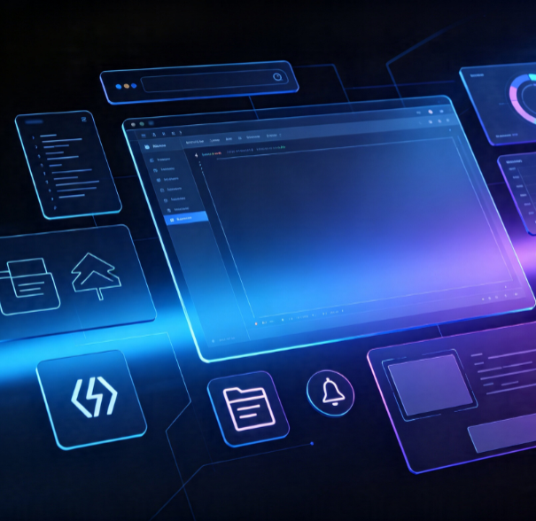 Modern Code Editor/IDE Client Software UI Template