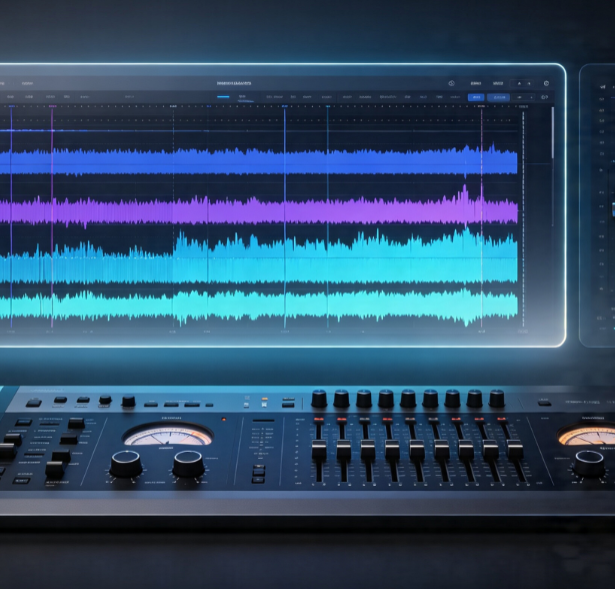 Modern Desktop UI Asset Pack for Audio Players and Editing Software