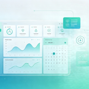 High-Fidelity Desktop UI Templates for Healthcare and General Information Systems