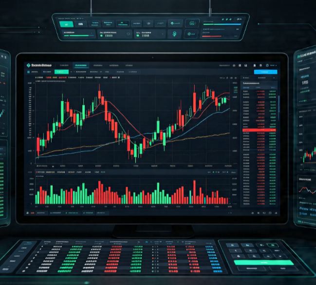 International Financial Market & Data Analytics Dashboard UI Asset Pack